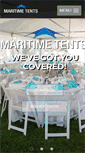 Mobile Screenshot of maritimetents.com